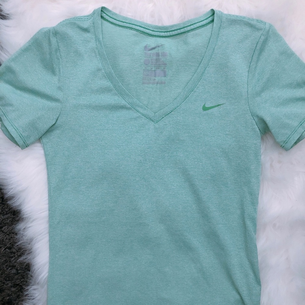 Nike striped Dri-Fit tee